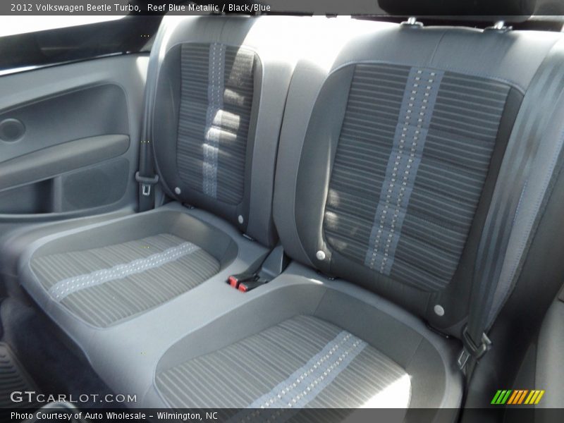 Reef Blue Metallic / Black/Blue 2012 Volkswagen Beetle Turbo