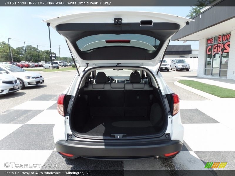 White Orchid Pearl / Gray 2016 Honda HR-V EX-L Navi AWD