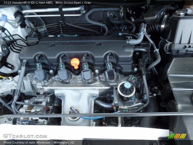 White Orchid Pearl / Gray 2016 Honda HR-V EX-L Navi AWD