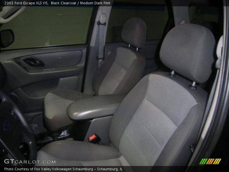 Black Clearcoat / Medium Dark Flint 2003 Ford Escape XLS V6
