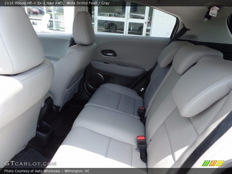 White Orchid Pearl / Gray 2016 Honda HR-V EX-L Navi AWD