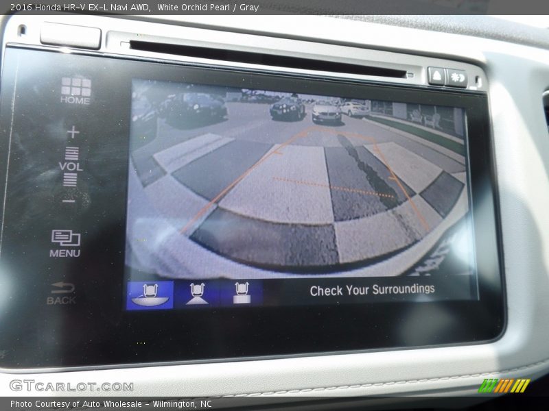 White Orchid Pearl / Gray 2016 Honda HR-V EX-L Navi AWD