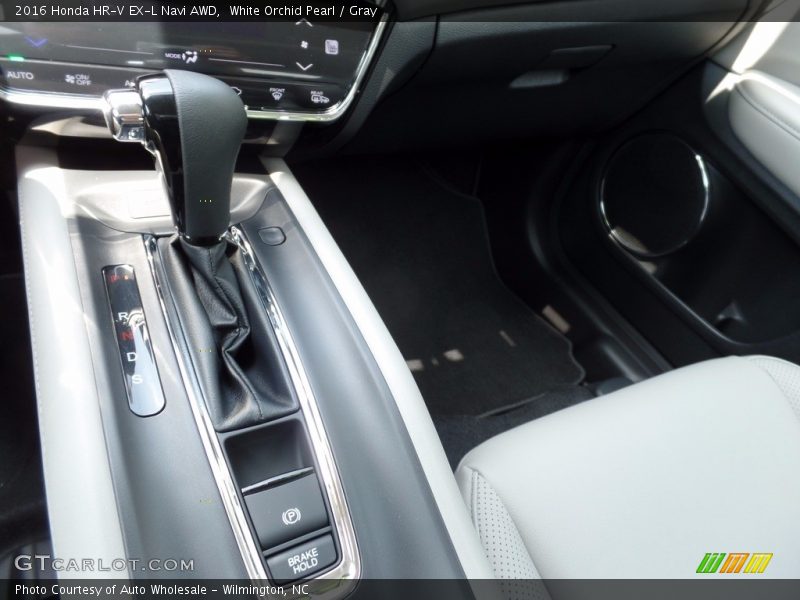 White Orchid Pearl / Gray 2016 Honda HR-V EX-L Navi AWD