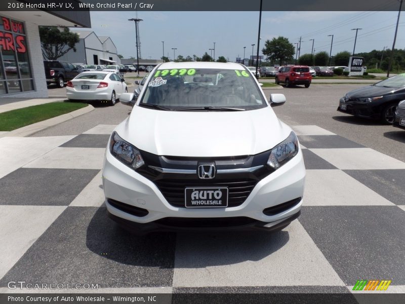White Orchid Pearl / Gray 2016 Honda HR-V LX