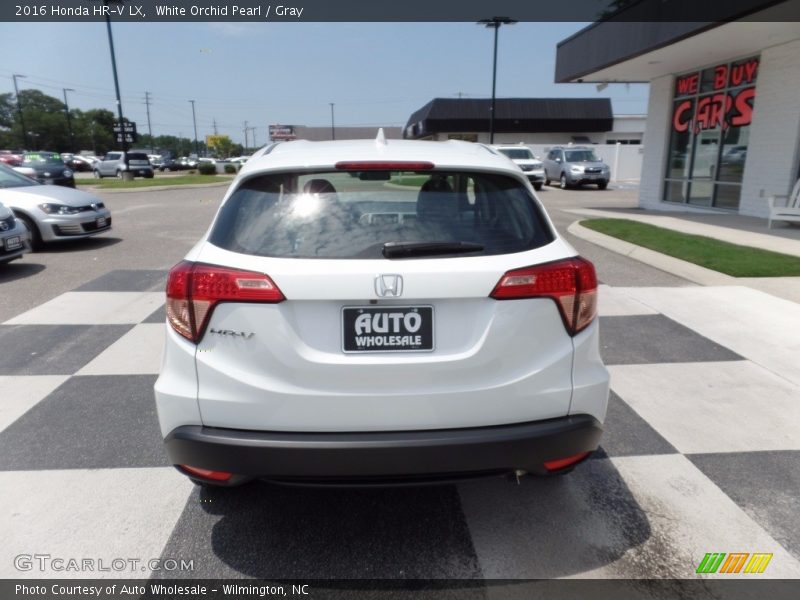 White Orchid Pearl / Gray 2016 Honda HR-V LX