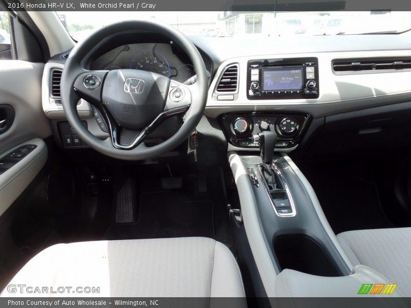 White Orchid Pearl / Gray 2016 Honda HR-V LX