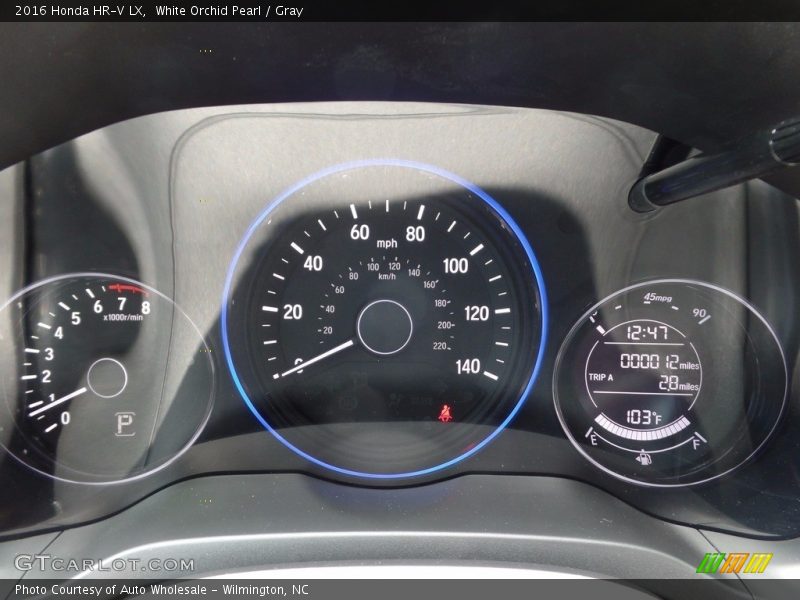 White Orchid Pearl / Gray 2016 Honda HR-V LX