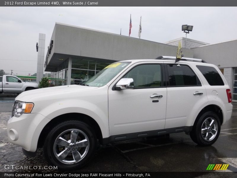White Suede / Camel 2012 Ford Escape Limited 4WD