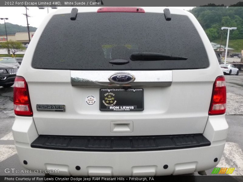 White Suede / Camel 2012 Ford Escape Limited 4WD