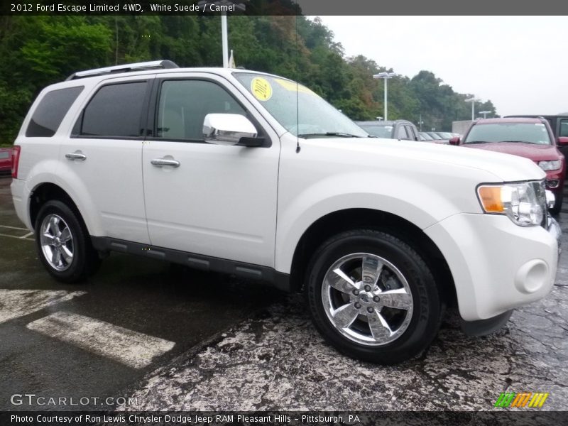 White Suede / Camel 2012 Ford Escape Limited 4WD