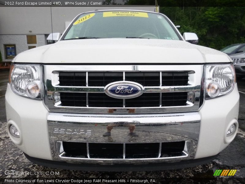 White Suede / Camel 2012 Ford Escape Limited 4WD
