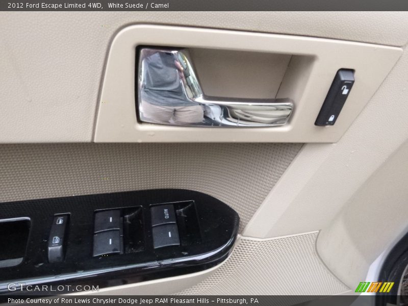 White Suede / Camel 2012 Ford Escape Limited 4WD
