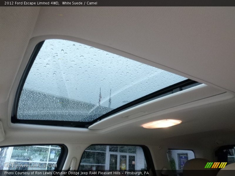 White Suede / Camel 2012 Ford Escape Limited 4WD