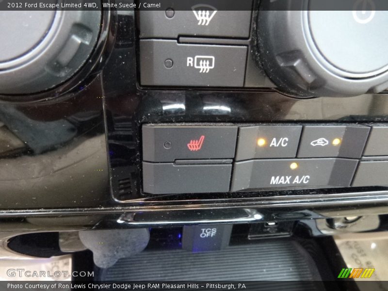White Suede / Camel 2012 Ford Escape Limited 4WD