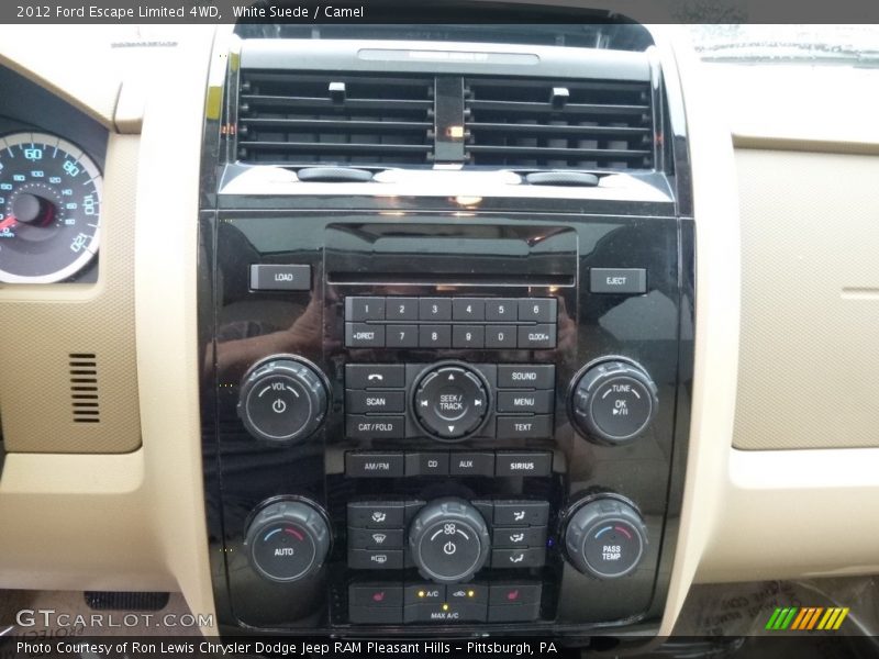 White Suede / Camel 2012 Ford Escape Limited 4WD