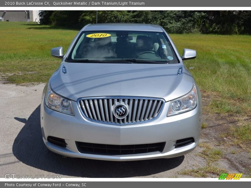 Quicksilver Metallic / Dark Titanium/Light Titanium 2010 Buick LaCrosse CX