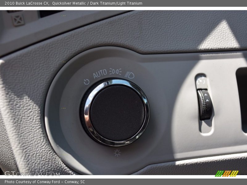 Quicksilver Metallic / Dark Titanium/Light Titanium 2010 Buick LaCrosse CX