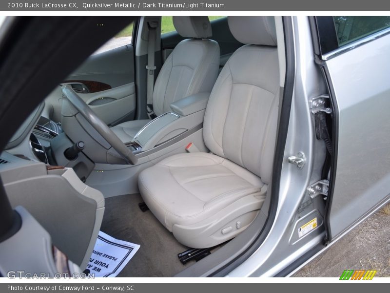 Quicksilver Metallic / Dark Titanium/Light Titanium 2010 Buick LaCrosse CX