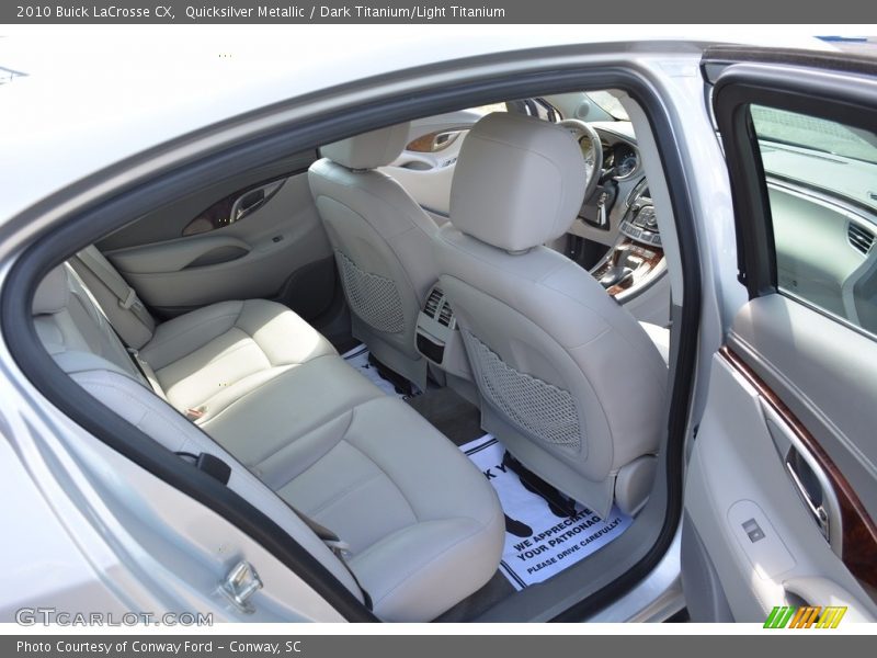 Quicksilver Metallic / Dark Titanium/Light Titanium 2010 Buick LaCrosse CX