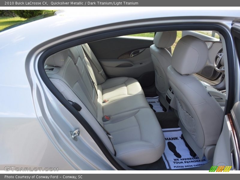 Quicksilver Metallic / Dark Titanium/Light Titanium 2010 Buick LaCrosse CX
