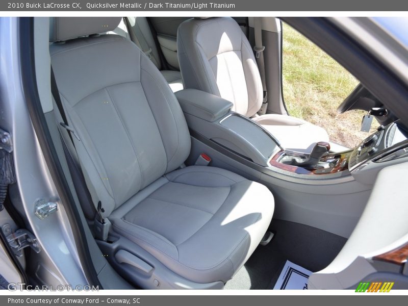 Quicksilver Metallic / Dark Titanium/Light Titanium 2010 Buick LaCrosse CX