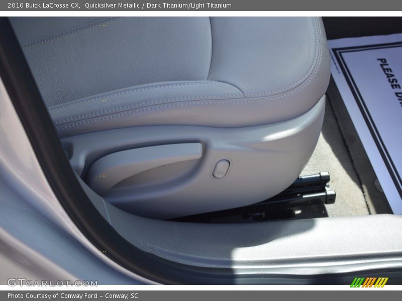 Quicksilver Metallic / Dark Titanium/Light Titanium 2010 Buick LaCrosse CX