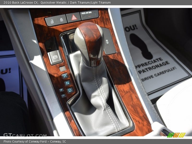 Quicksilver Metallic / Dark Titanium/Light Titanium 2010 Buick LaCrosse CX