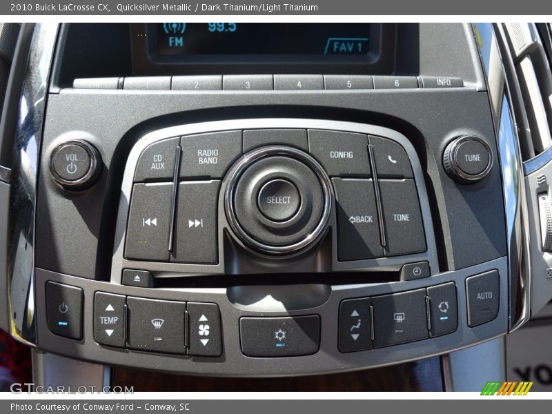 Quicksilver Metallic / Dark Titanium/Light Titanium 2010 Buick LaCrosse CX