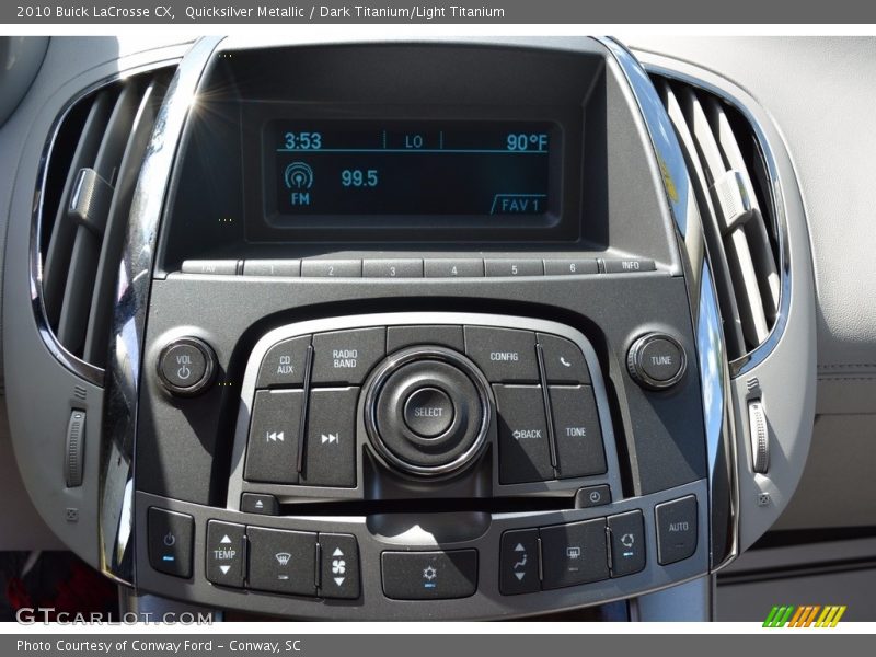 Quicksilver Metallic / Dark Titanium/Light Titanium 2010 Buick LaCrosse CX