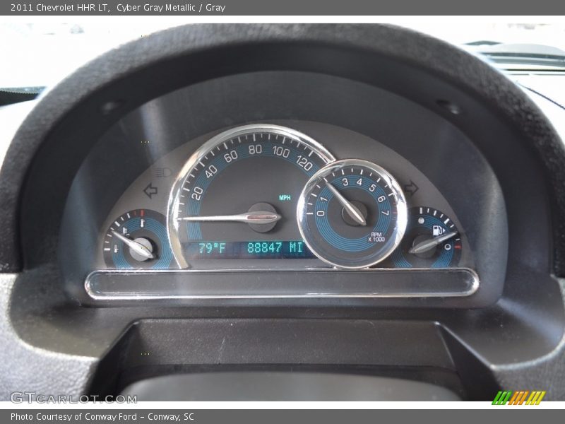 Cyber Gray Metallic / Gray 2011 Chevrolet HHR LT