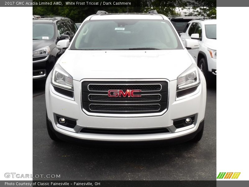 White Frost Tricoat / Dark Cashmere 2017 GMC Acadia Limited AWD