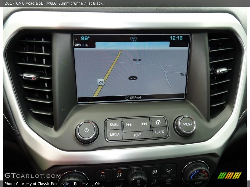 Summit White / Jet Black 2017 GMC Acadia SLT AWD