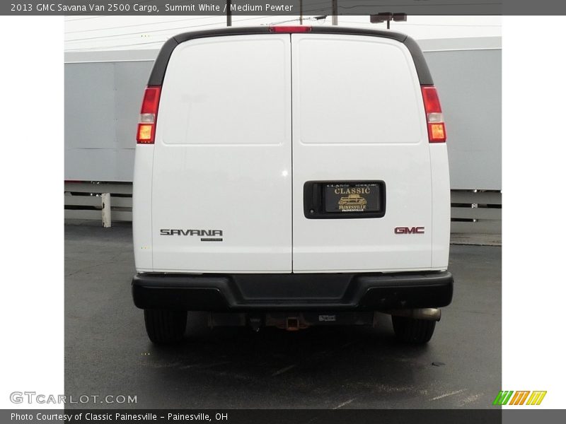 Summit White / Medium Pewter 2013 GMC Savana Van 2500 Cargo