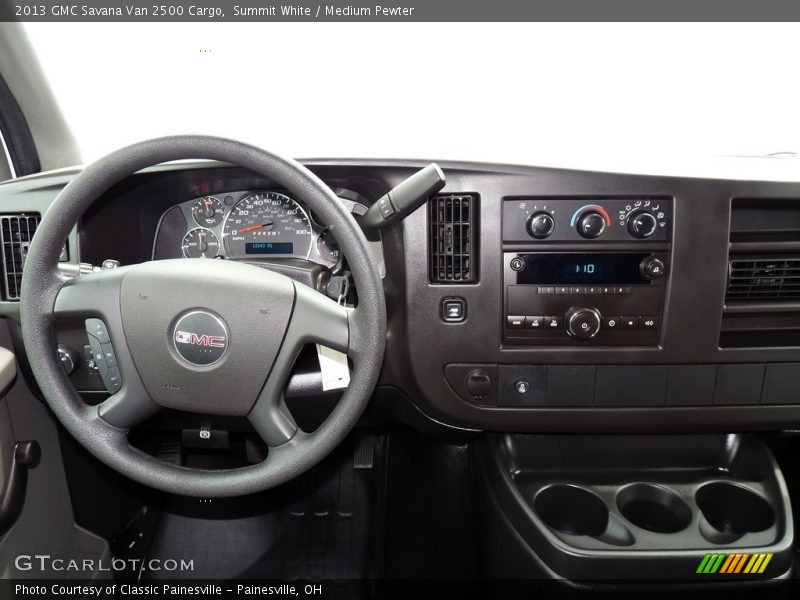 Summit White / Medium Pewter 2013 GMC Savana Van 2500 Cargo
