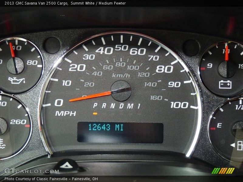 Summit White / Medium Pewter 2013 GMC Savana Van 2500 Cargo