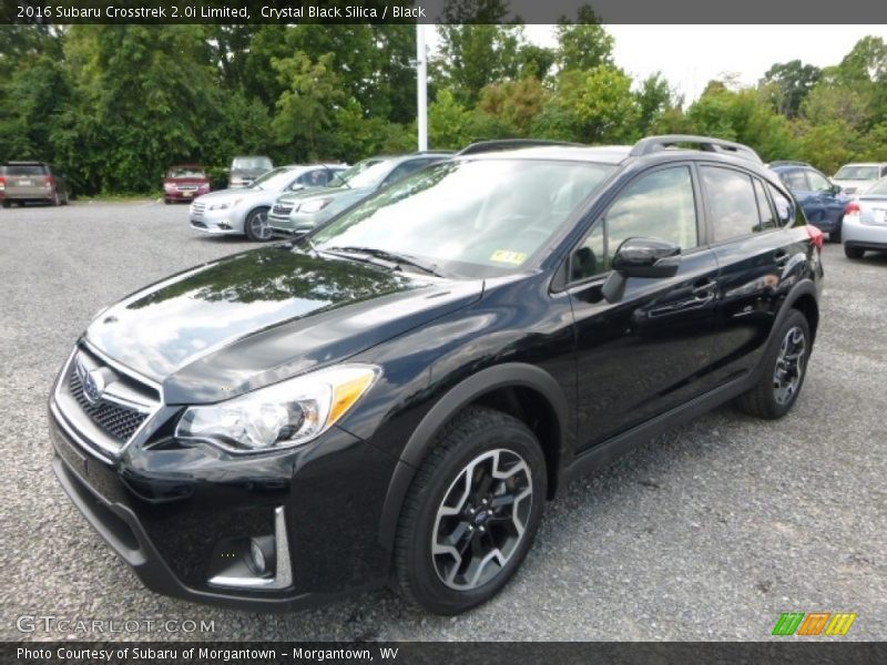 Crystal Black Silica / Black 2016 Subaru Crosstrek 2.0i Limited