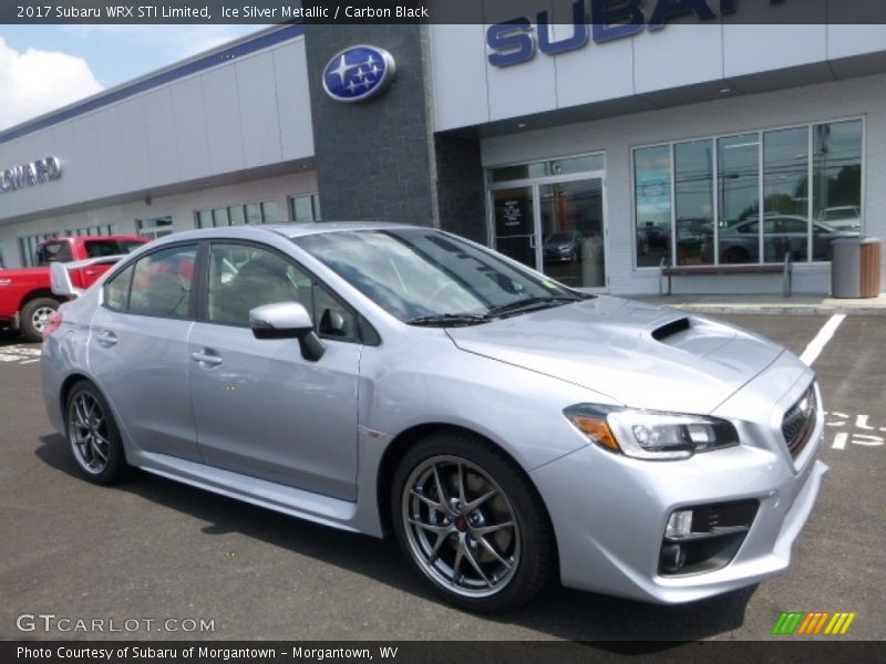 Ice Silver Metallic / Carbon Black 2017 Subaru WRX STI Limited