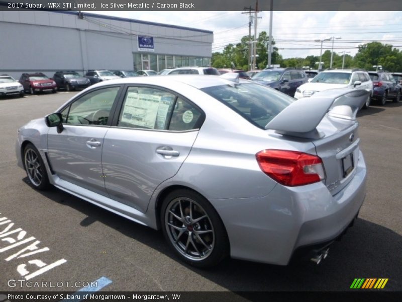 Ice Silver Metallic / Carbon Black 2017 Subaru WRX STI Limited