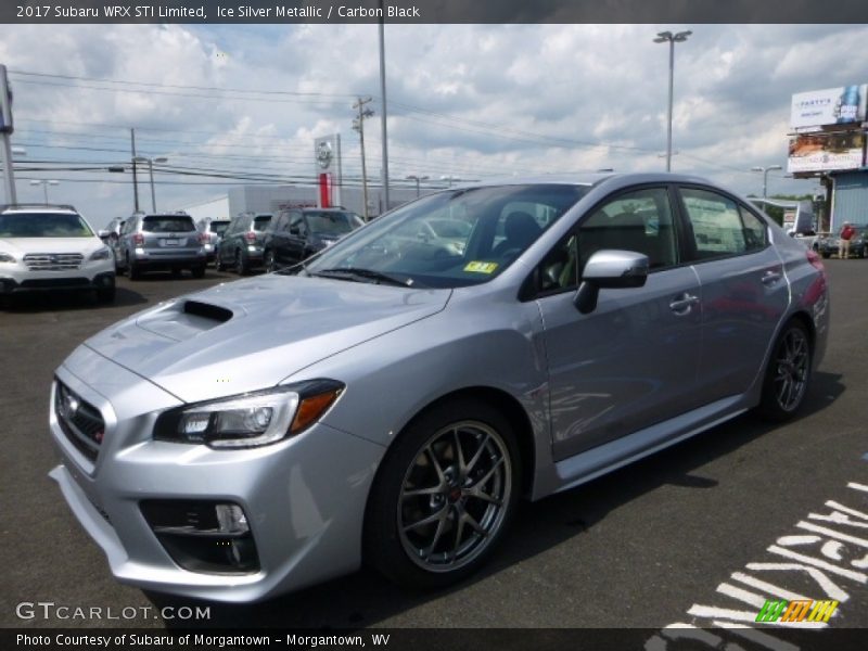 Ice Silver Metallic / Carbon Black 2017 Subaru WRX STI Limited