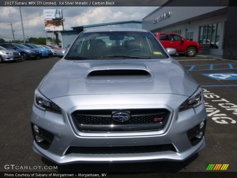 Ice Silver Metallic / Carbon Black 2017 Subaru WRX STI Limited