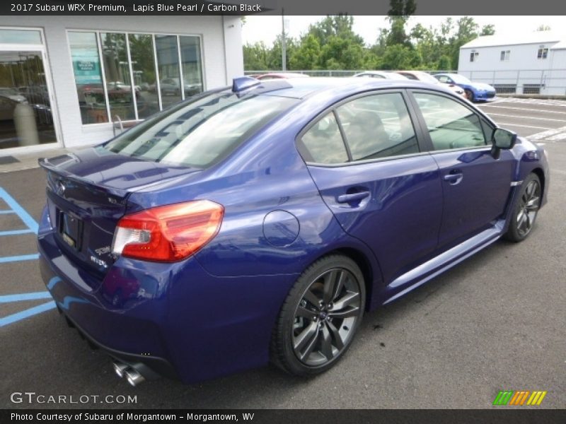 Lapis Blue Pearl / Carbon Black 2017 Subaru WRX Premium