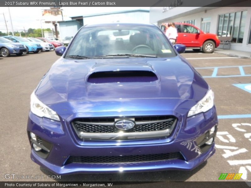 Lapis Blue Pearl / Carbon Black 2017 Subaru WRX Premium