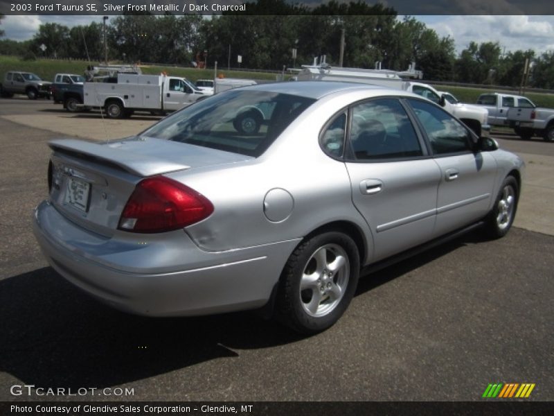 Silver Frost Metallic / Dark Charcoal 2003 Ford Taurus SE
