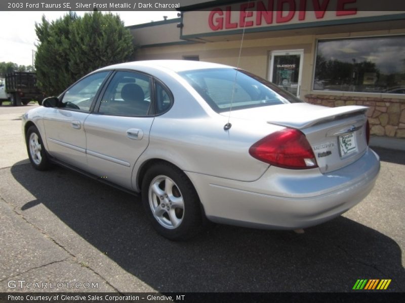 Silver Frost Metallic / Dark Charcoal 2003 Ford Taurus SE
