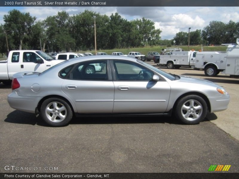 Silver Frost Metallic / Dark Charcoal 2003 Ford Taurus SE