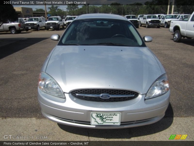 Silver Frost Metallic / Dark Charcoal 2003 Ford Taurus SE