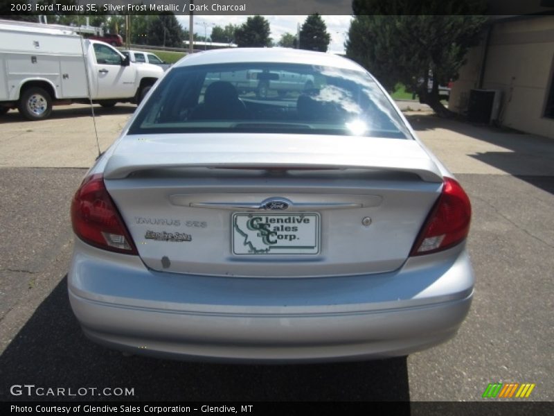 Silver Frost Metallic / Dark Charcoal 2003 Ford Taurus SE