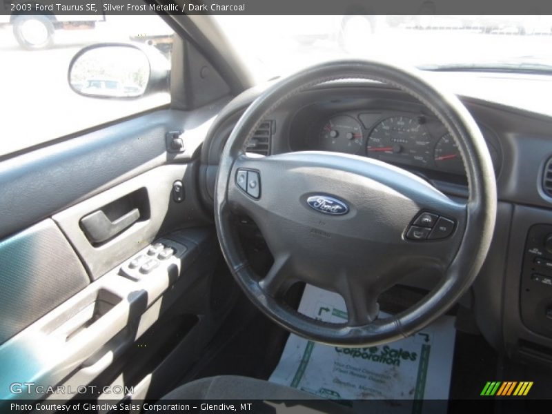Silver Frost Metallic / Dark Charcoal 2003 Ford Taurus SE