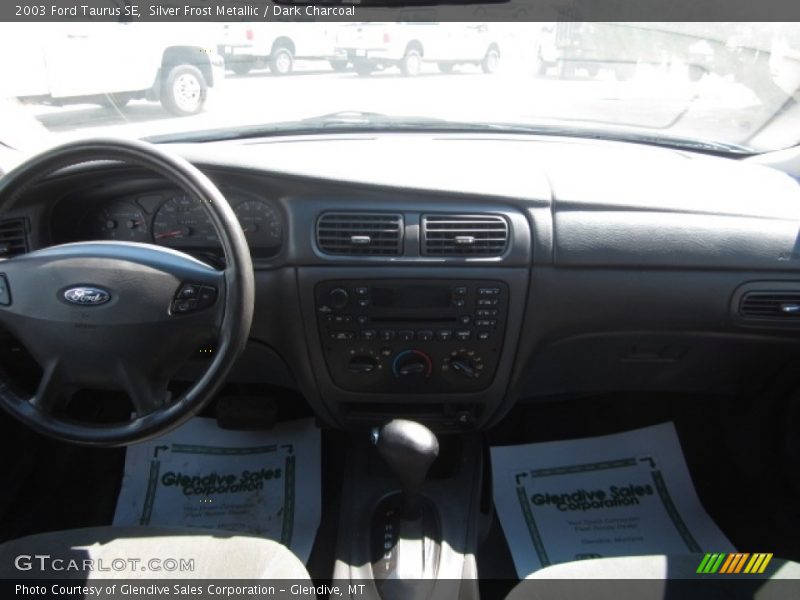 Silver Frost Metallic / Dark Charcoal 2003 Ford Taurus SE