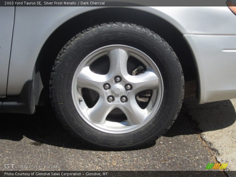 Silver Frost Metallic / Dark Charcoal 2003 Ford Taurus SE